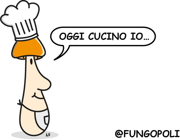 Mushroom chef kitchen apron