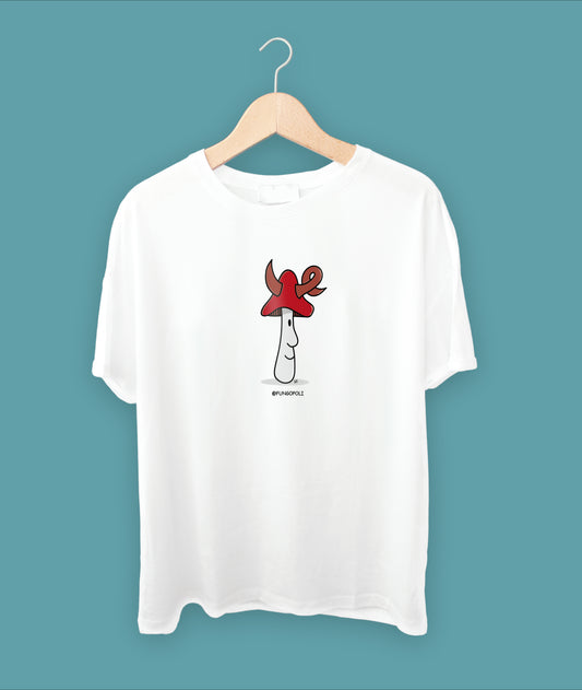 T-Shirt fungo con corna