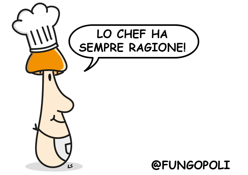 Grembiule da cucina fungo chef