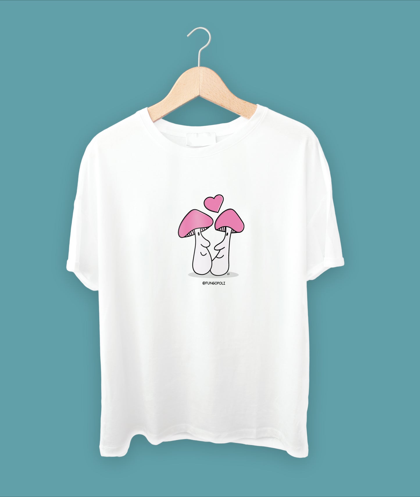 T-Shirt funghi ti voglio bene